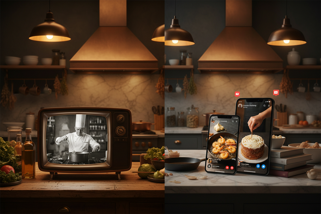🍳 Les émissions culinaires : de la télévision au streaming et aux réseaux sociaux