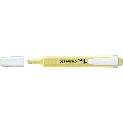 Fluorescent Marker Stabilo Swing Cool Pastel Yellow 10 Pieces (1 Unit)