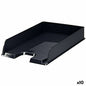 Set of organiser trays Esselte Europost Opaque Black 10 Units