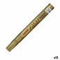 Permanent marker Uni-Ball PX-20 Golden (12 Units)