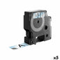 Laminated Tape for Labelling Machines Dymo D1 45800 LabelManager™ Black Transparent (5 Units)
