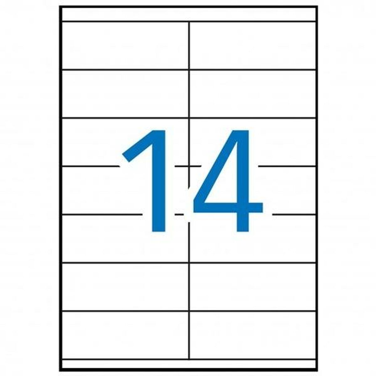 Labels MULTI 3 White 100 Sheets 105 x 42,4 mm