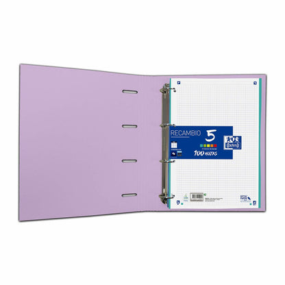 Ring binder Oxford Touch Europeanbinder Light mauve A4 A4+
