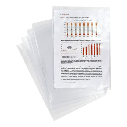 Covers Grafoplas Transparent Sheet 100 Pieces 100 Units