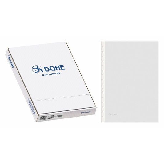 Covers DOHE Premium Cristal Transparent Sheet Drilled 100 Pieces (100 Units)