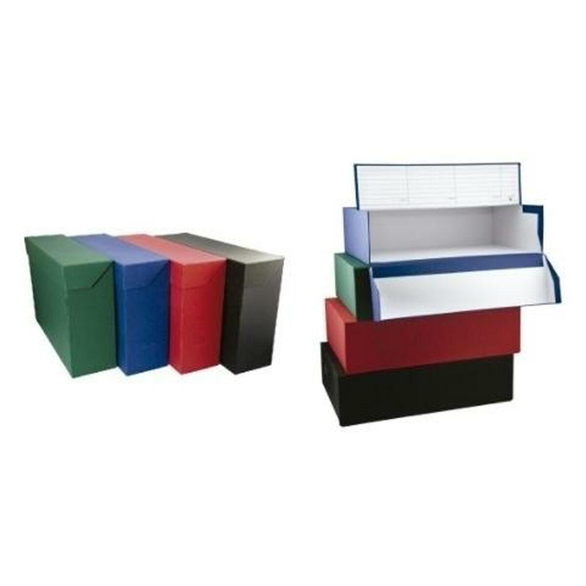 File Box Mariola Black Sheet 39 x 25,5 x 20 cm