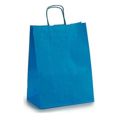 Paper Bag Pincello Blue 24 x 12 x 40 cm 24 x 40 x 0,2 cm (25 Units)