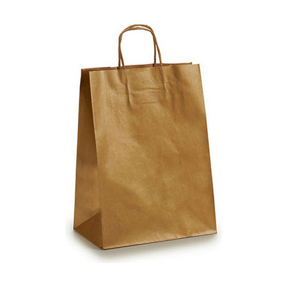 Paper Bag Pincello Golden 24 x 12 x 40 cm 24 x 40 x 0,2 cm (25 Units)