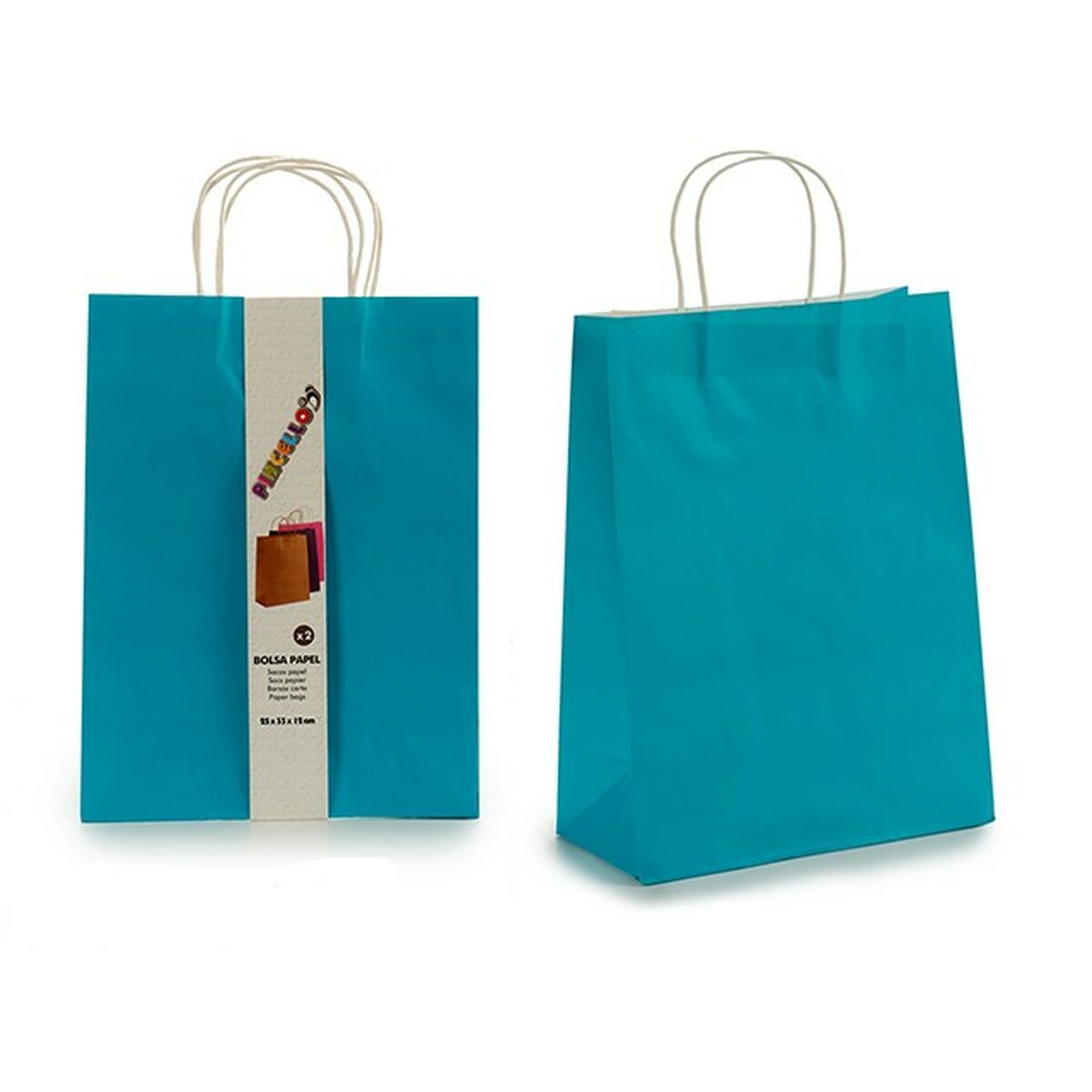 Set of Bags Pincello 11,5 x 42 x 25 cm Paper 2 Pieces (12 Units)