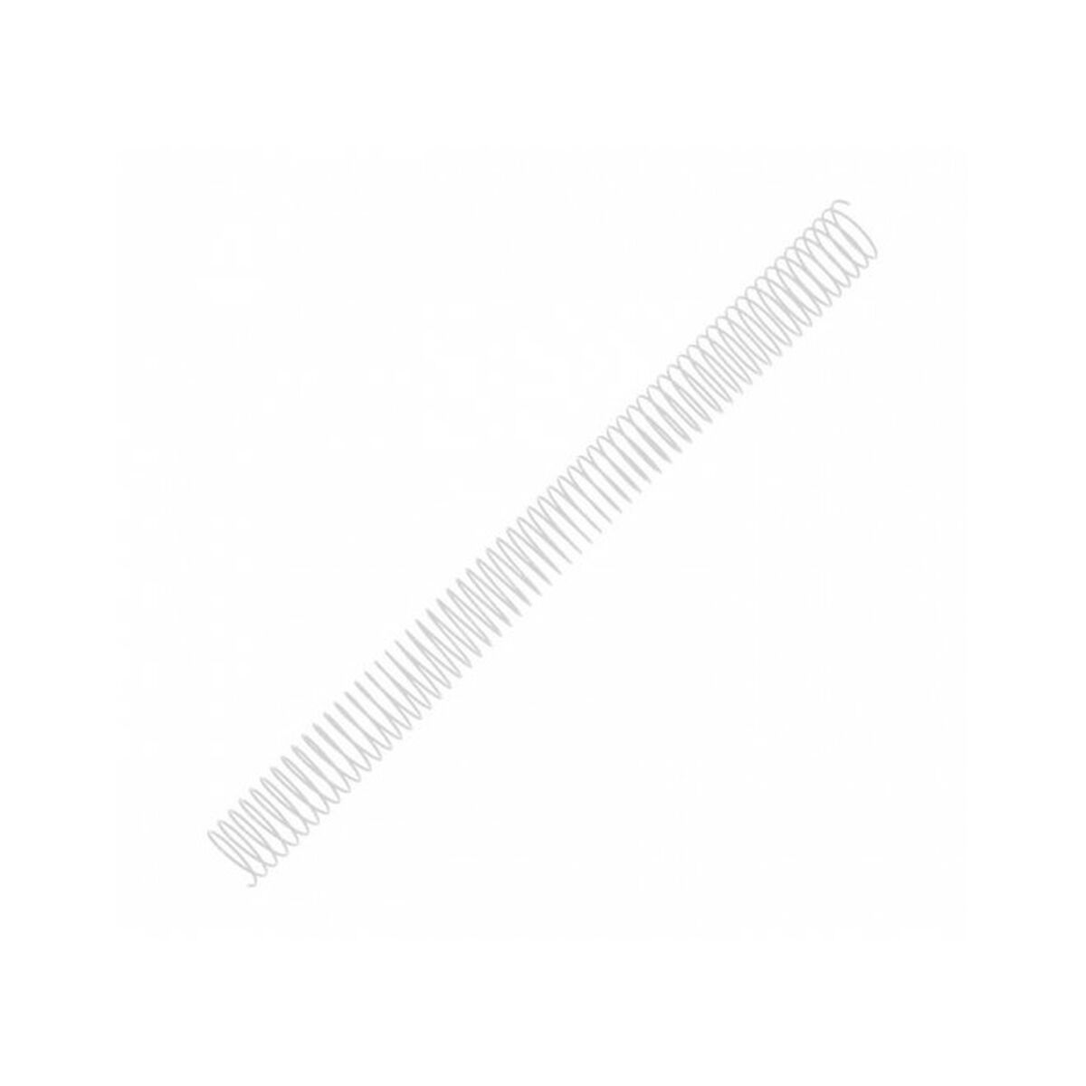 Binding Spirals Fellowes 100 Units White Metal Ø 24 mm
