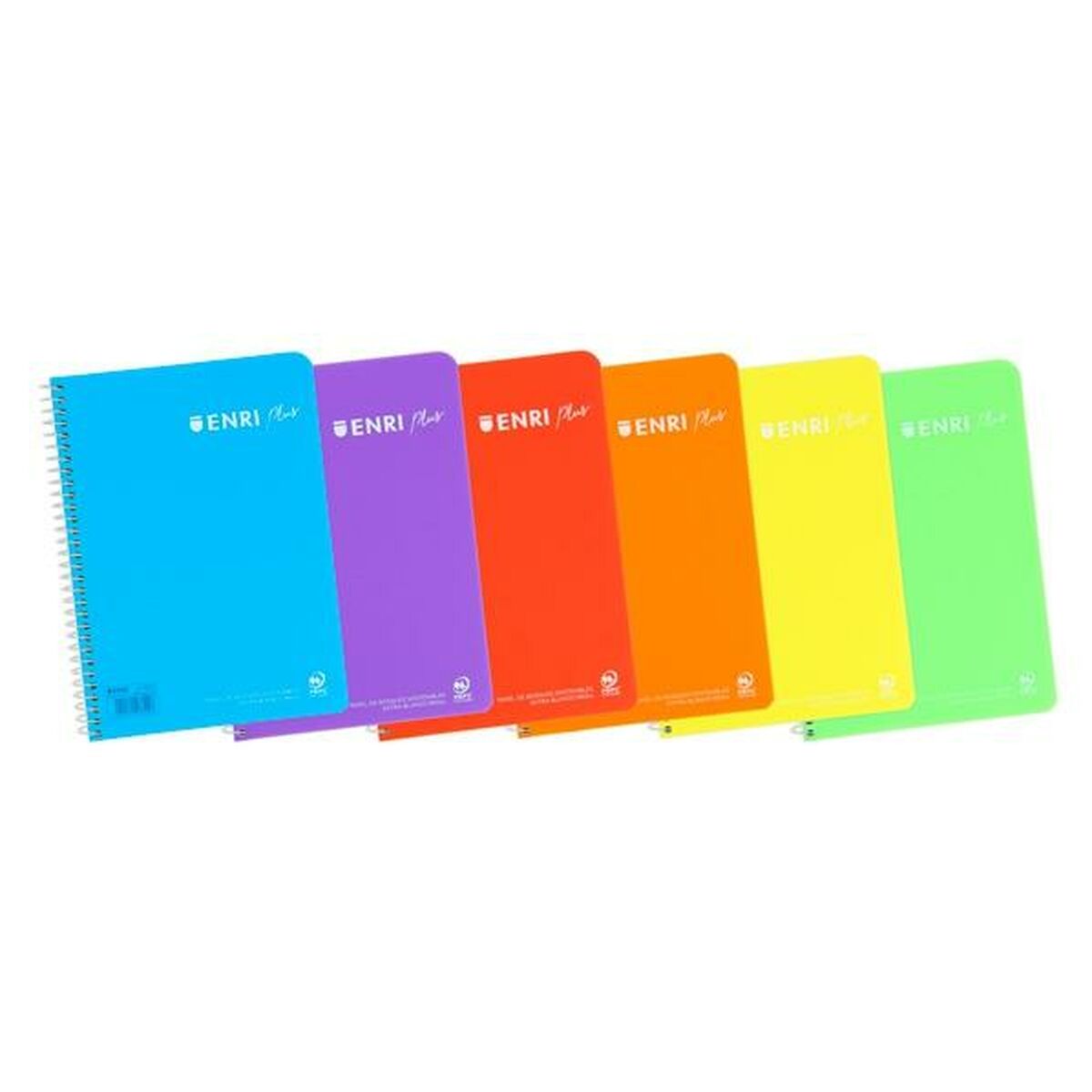 Notebook ENRI Multicolour Sheet 80 Sheets (5 Units)