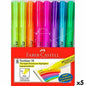 Fluorescent Marker Set Faber-Castell Textliner 38 5 Units
