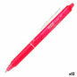 Pen Pilot Frixion Clicker Erasable ink Pink 0,4 mm 12 Units