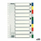 Seperators Esselte Multicolour Sheet 10 Sheets (50 Units)
