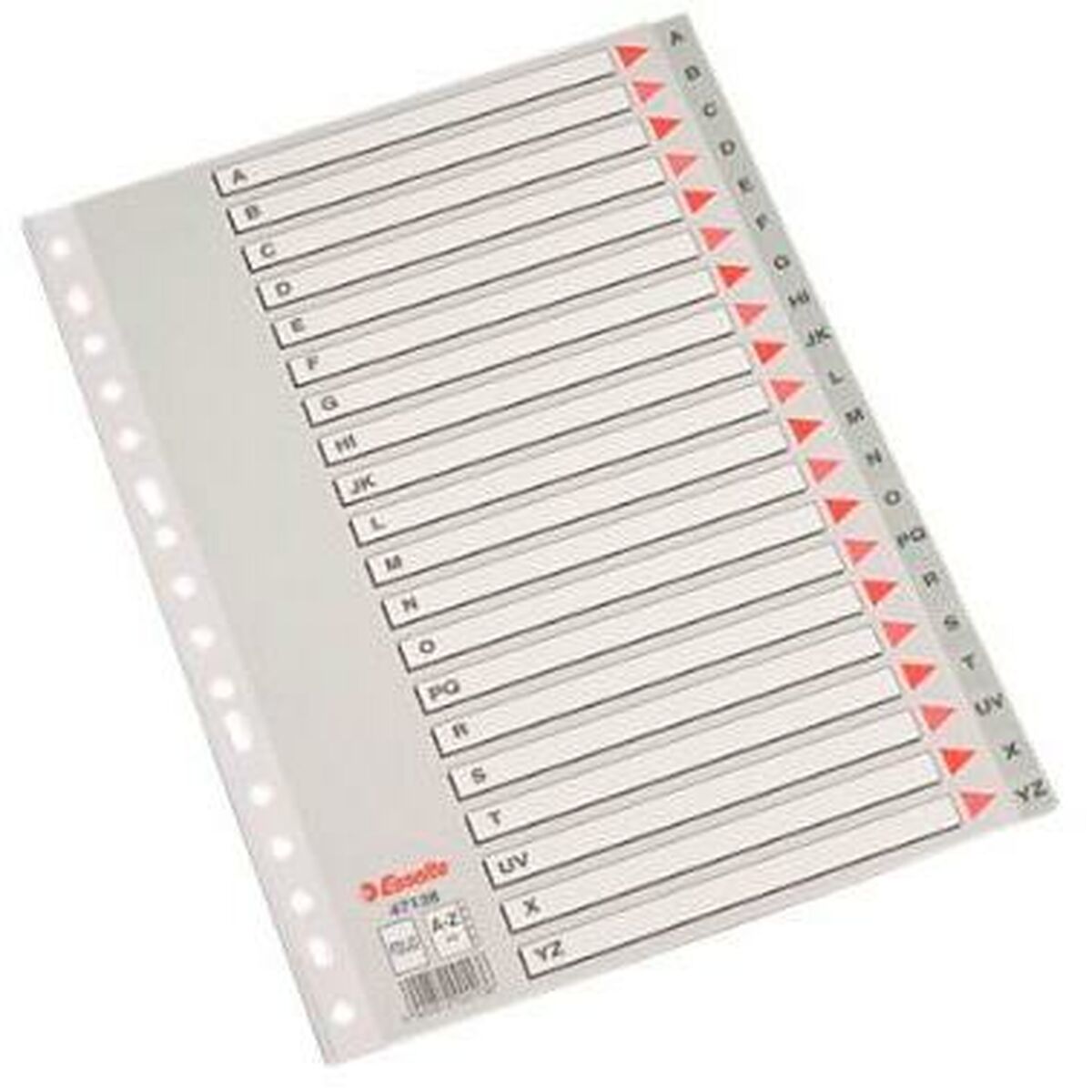 Seperators Esselte Grey Sheet Alphabet (10 Units)