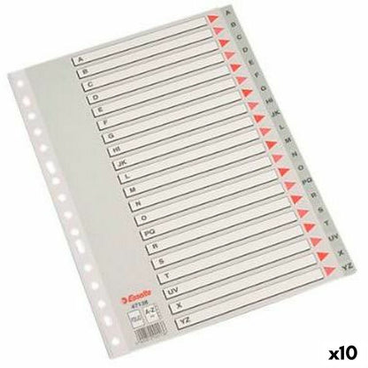 Seperators Esselte Grey Sheet Alphabet (10 Units)