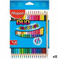 Colouring pencils Maped Duo Color' Peps	 Multicolour 18 Pieces Double-ended (12 Units)