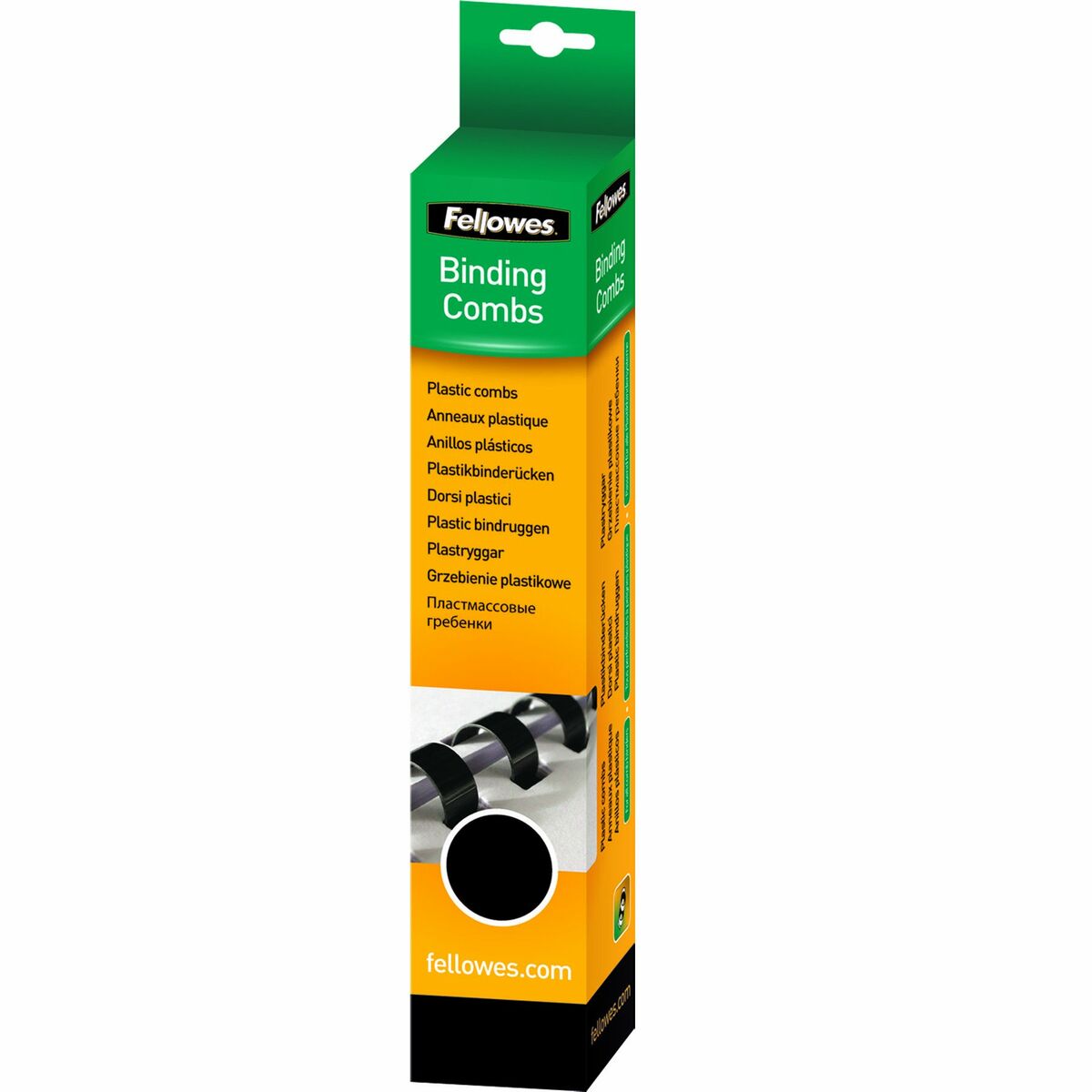 Spirals Fellowes 100 Pieces Binding Black PVC (Ø 16 mm) (10Units)