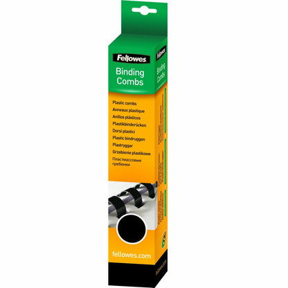 Spirals Fellowes 100 Pieces Binding Black PVC (Ø 16 mm) (10Units)